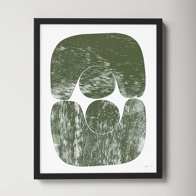 Configurations Of Up And Down In Green 2 by Damion Silver | Wayfair North America