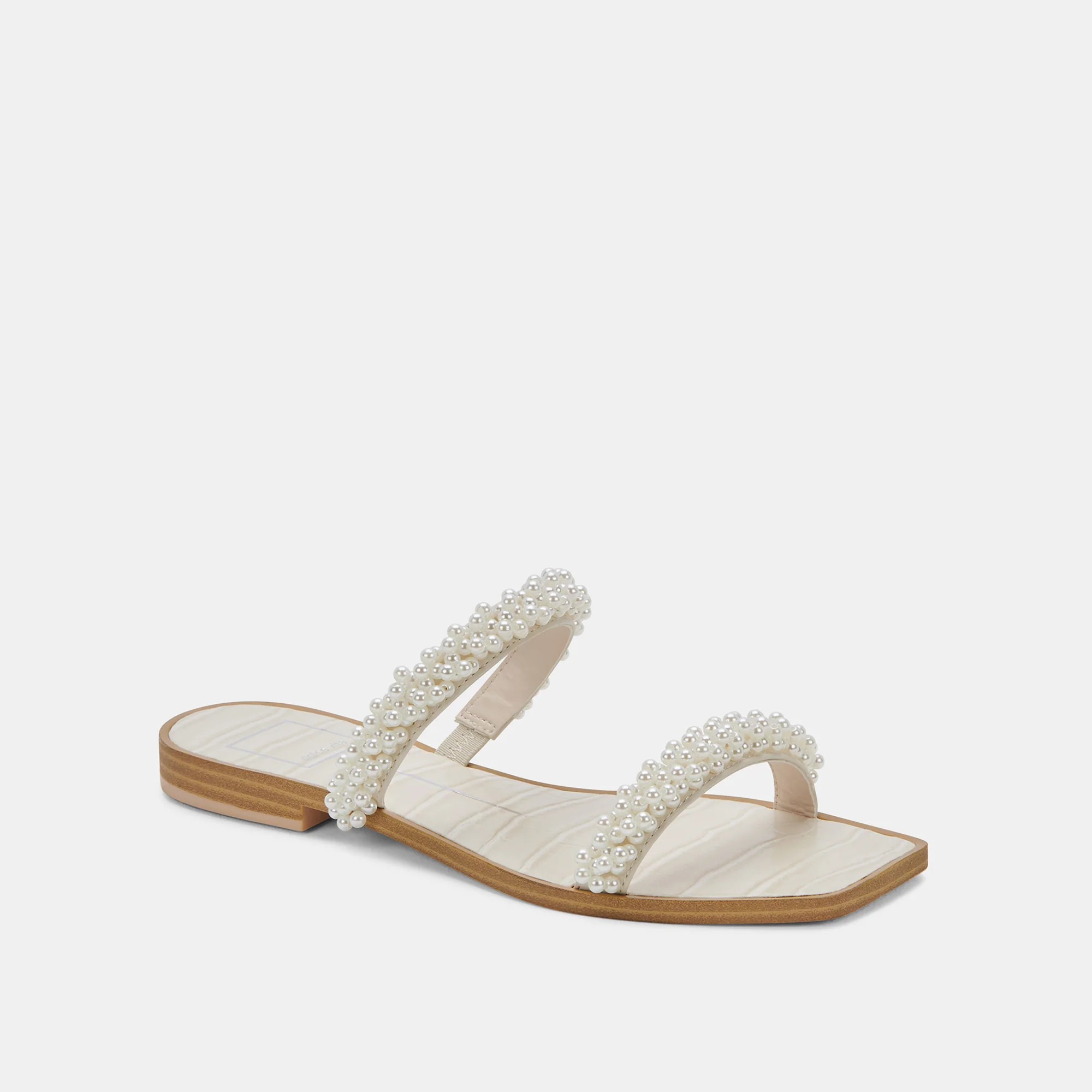 IVEE SANDALS VANILLA PEARLS | DolceVita.com