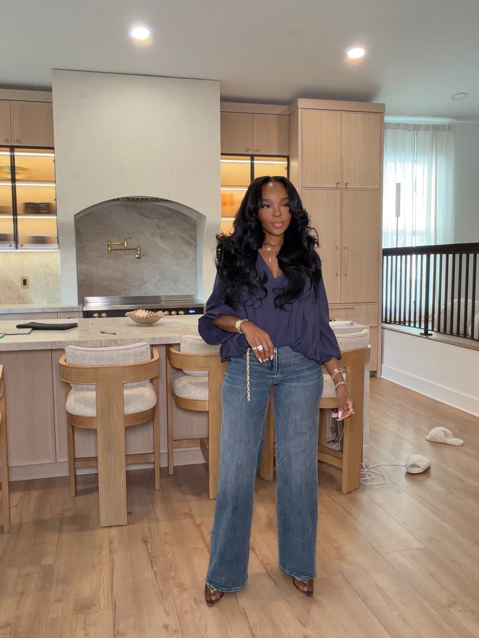 Scroll to shop! ✨ Everything from this look is linked below. 👇🏽    

Wearing: Size Small | 5’4” | 140 lbs | Denim 2 Long

📲   Download the FREE LTK app & follow me (@kirasfashionfinds) to shop all my daily finds.  #LTKootd #LTKPetite #LTKU