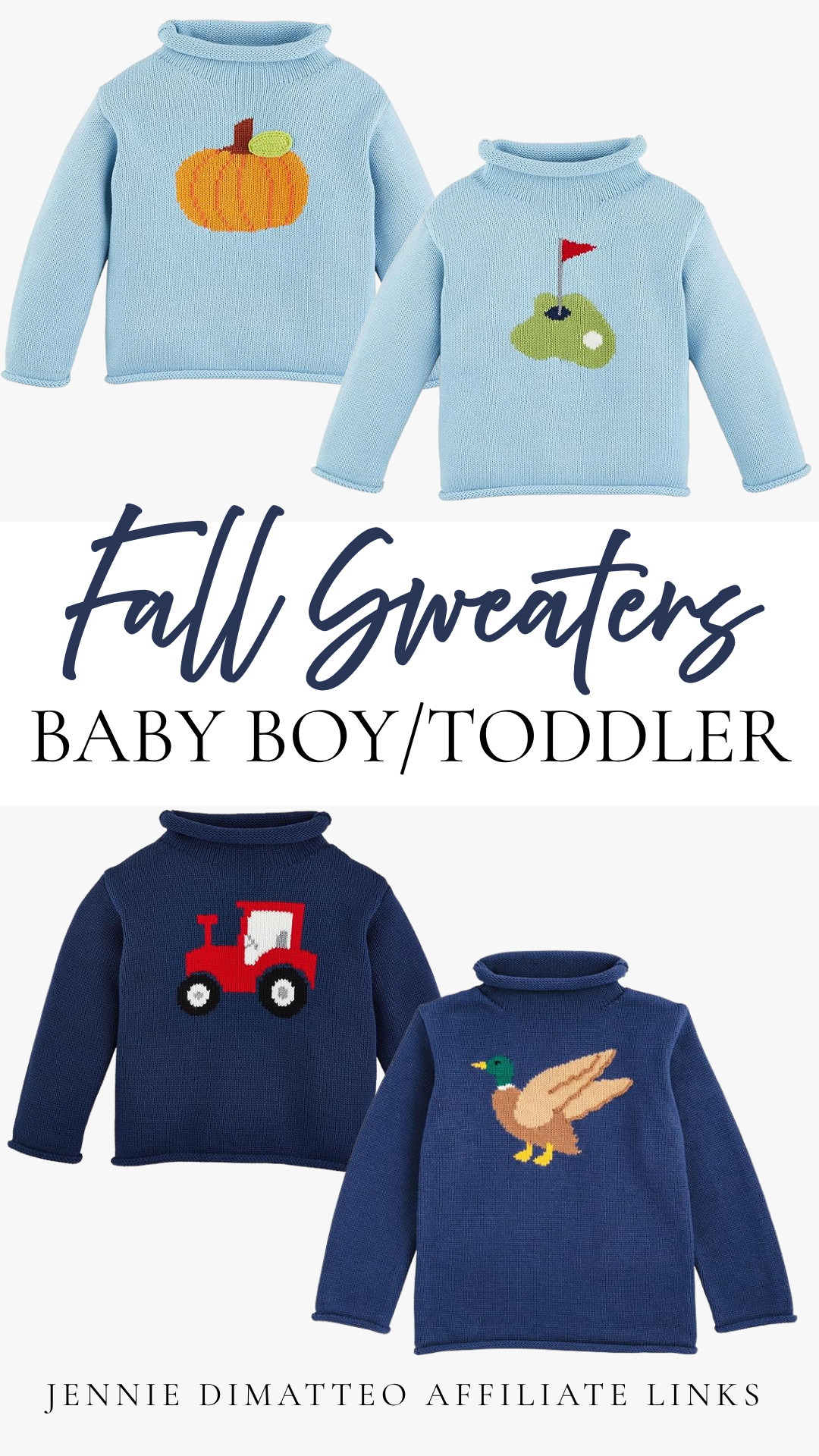 The cutest little fall sweaters for baby + toddler boys 🍂🩵 Love these classic knits for pumpkin patches, Thanksgiving, and chilly fall days!

#BabyBoyFashion #ToddlerBoyStyle #FallSweaters #KidsFallFashion #BabyBoyOutfits #ToddlerOutfits #FallFashion #FallKidsStyle #ThanksgivingOutfits #PumpkinSeason #LTKBaby #LTKKids #ShopLTK
 

 #LTKSeasonal #LTKBaby #LTKKids