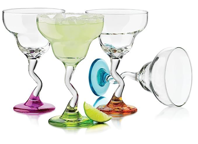 Libbey Colors Margarita Glass Set, 4-Piece | Amazon (US)