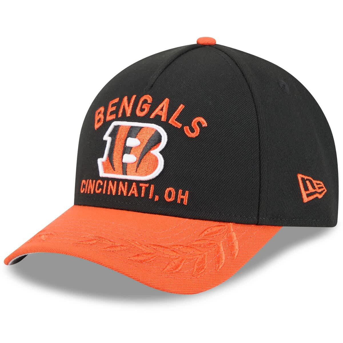 New Era Men's New Era Black/Orange Cincinnati Bengals 2025 NFL Draft 9FORTY A-Frame M-Crown Adjus... | Nordstrom