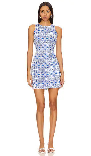 MINKPINK Catalina Mini Dress in Blue. - size M | Revolve Clothing (Global)