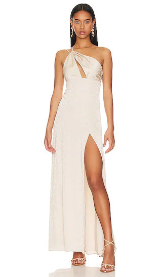Dylan Gown | Ivory Dress | Cream Dress | Nude Dress | White Dress | White Gown | Evening Gown | Revolve Clothing (Global)