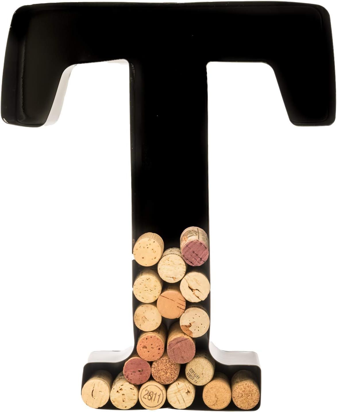 Wine Cork Holder - Metal Monogram Letter (T) | Amazon (US)