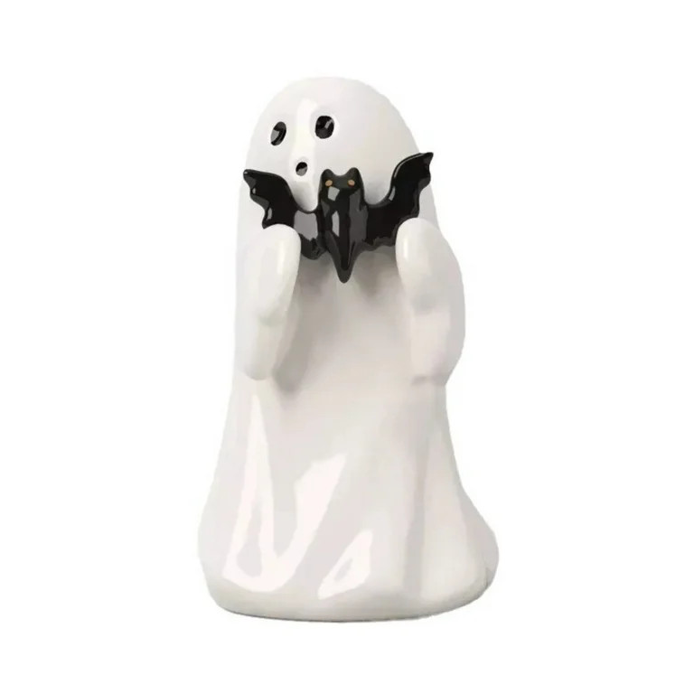 Aiilophu Ghost Hold Pumpkin Figurines,Halloween Ghost Decorations Figurine,Cute Ghost with Bat Sp... | Walmart (US)