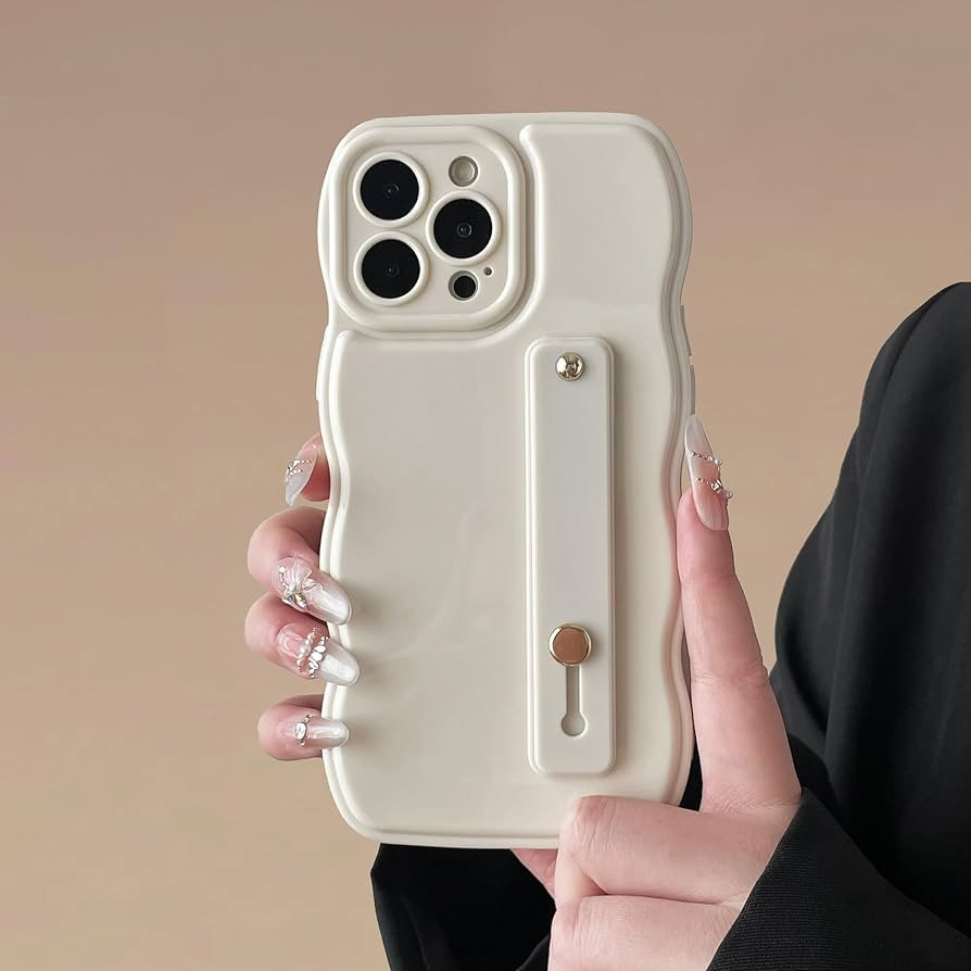 FABSPARK Phone Case for iPhone 15 Pro Max with Flexible Adjustable Soft Finger Hand Wrist Strap H... | Amazon (US)