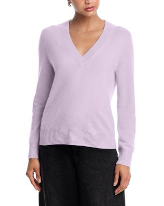 AQUA AQUA 100% Cashmere V Neck Sweater - Exclusive  | Bloomingdale's NEW & NOW Women's Clothing | Bloomingdale's (US)