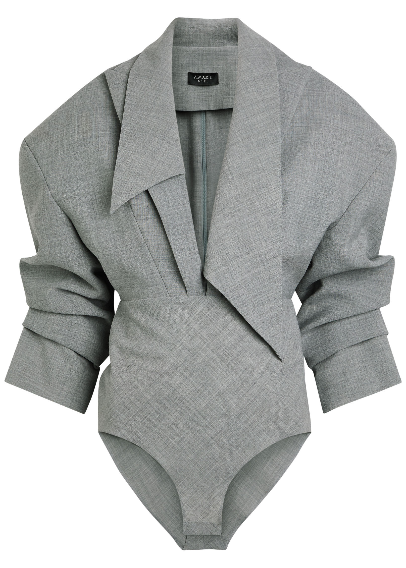 Blazer-effect woven bodysuit | Harvey Nichols