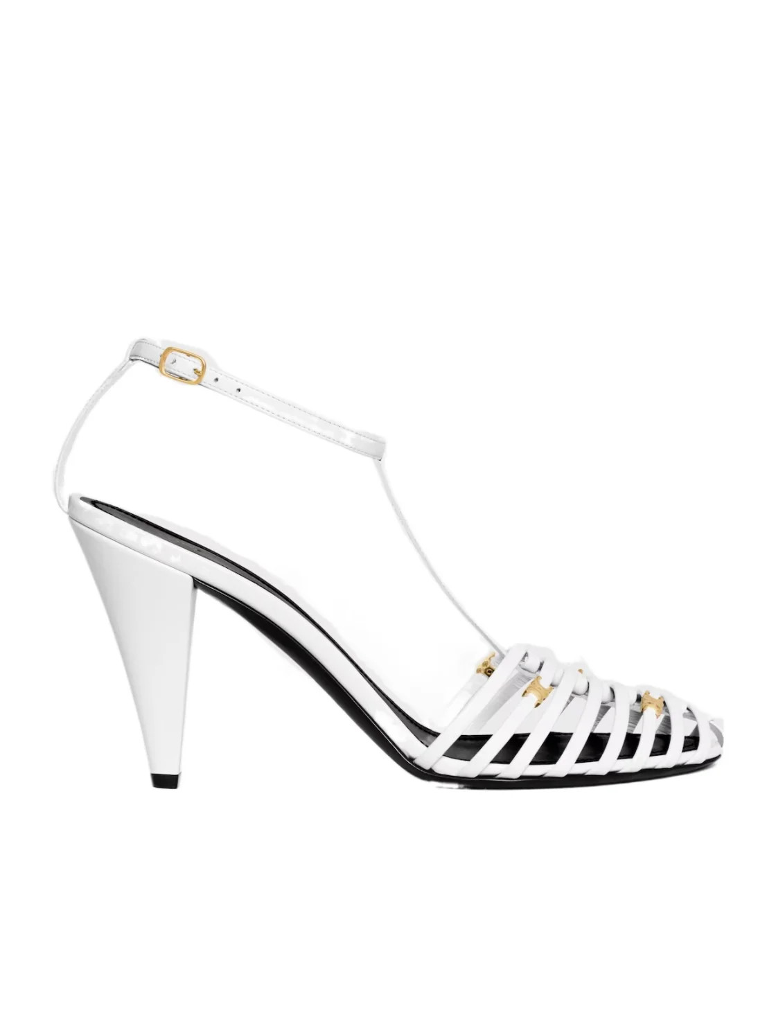 CELINE CAGE - STRAPPY SANDAL IN GOATSKIN | Senser US