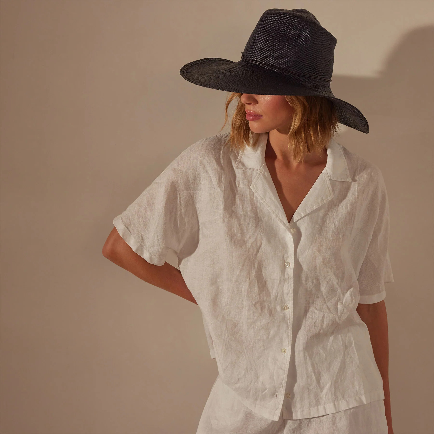 Lightweight Linen Boxy Shirt | James Perse (US)