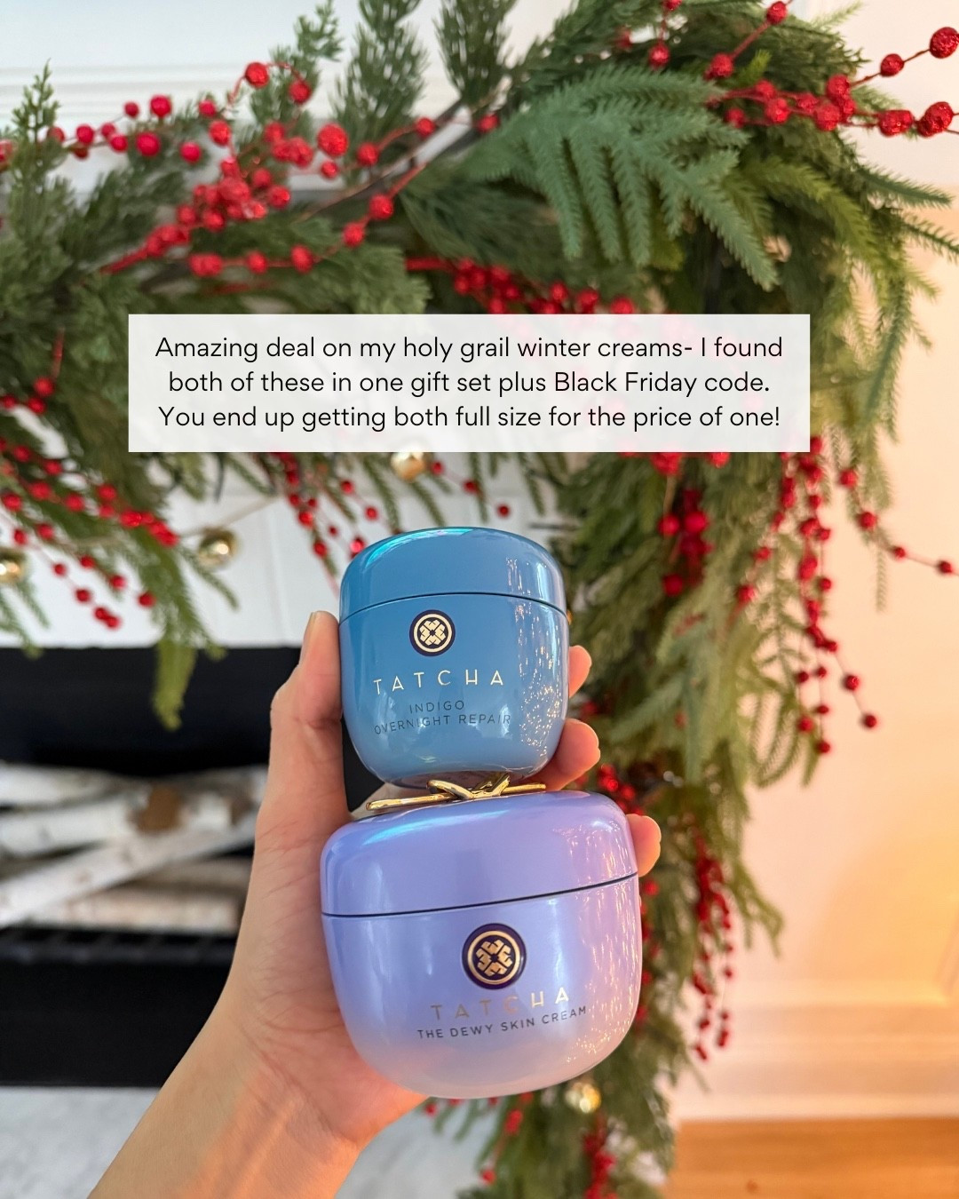 CYBER25 gets you 25% off your purchase plus a free gift if you spend $100+

Also great for MIL / mom / sister gift. 

If you want to get the free gift with purchase, I recommend getting 3 of my favorites: 

- the gift set featuring both Dewy and Overnight Indigo creams. You end up getting 2 full size creams for the retail price of 1 indigo cream! 

- Add the kissu lip mask which has helped my dry cracked lips greatly when I put it on overnight!

These two combined + code CYER25 will qualify for a free little gift 

Tatcha black friday , cyber week skincare deals , great gifts for her , mom / MIL 

 

#LTKCyberWeek #LTKGiftGuide #LTKBeauty