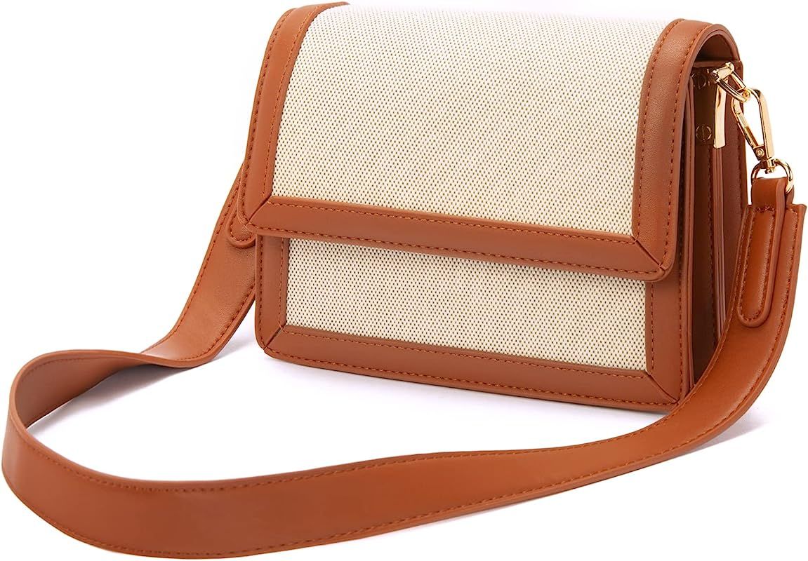 Telena Crossbody Bags for Women Leather Croosbody Purse Women Shoulder Bags Crossbody Purse for W... | Amazon (US)