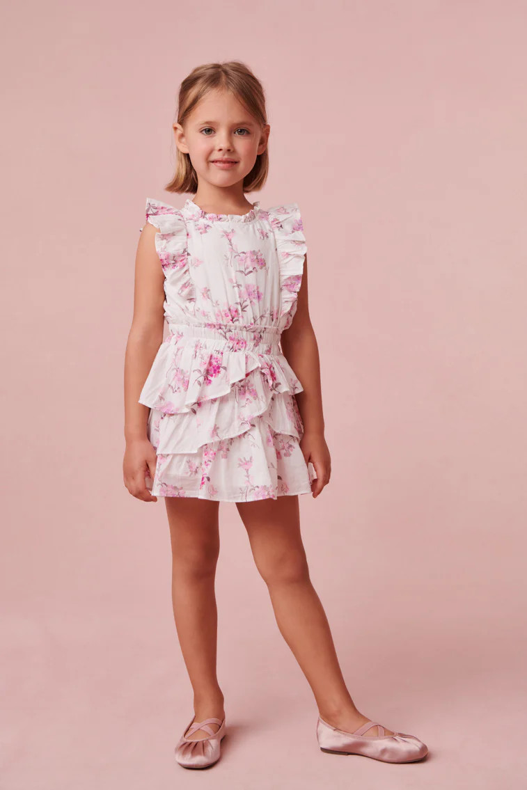 Girls Ruffle Decker Dress | LOVESHACKFANCY