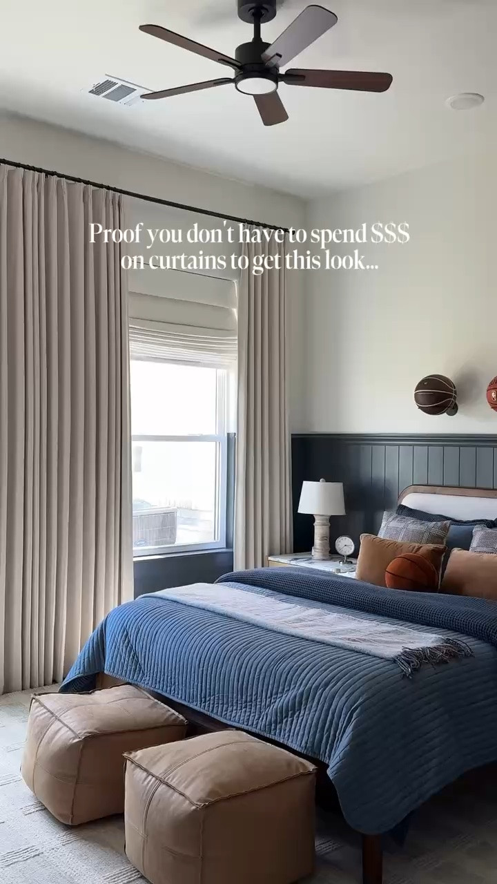 Before you spend $$$ on custom curtains, try these Amazon ones instead! These are pinch pleated, blackout drapes that look expensive but are a fraction of the designer ones!! 

Color: Cream
Length: 108”
2 sets (4 panels) shown! 

#amazonfinds #amazonhome #curtains #drapes #homefinds #amazonmusthaves

#LTKHome