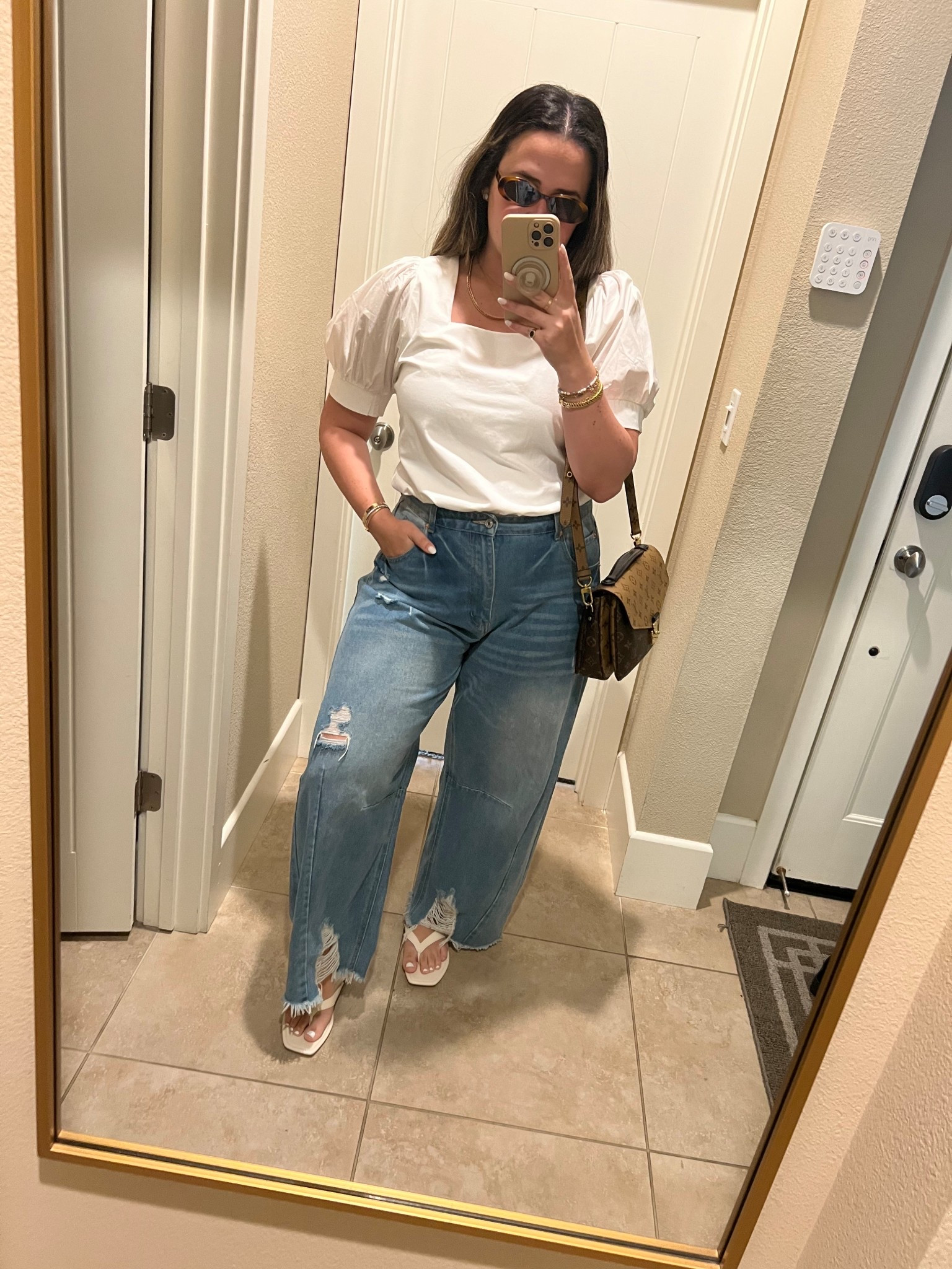 Ootd 
Top was a tj maxx find but I found very similar ones at Old Navy 50% off!

#LTKgrwm #LTKdayinmylife #LTKootd