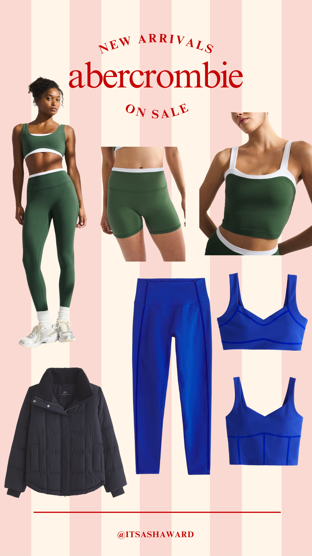 new activewear from abercrombie! all on sale! 

 #LTKGiftGuide #LTKHoliday #LTKSaleAlert