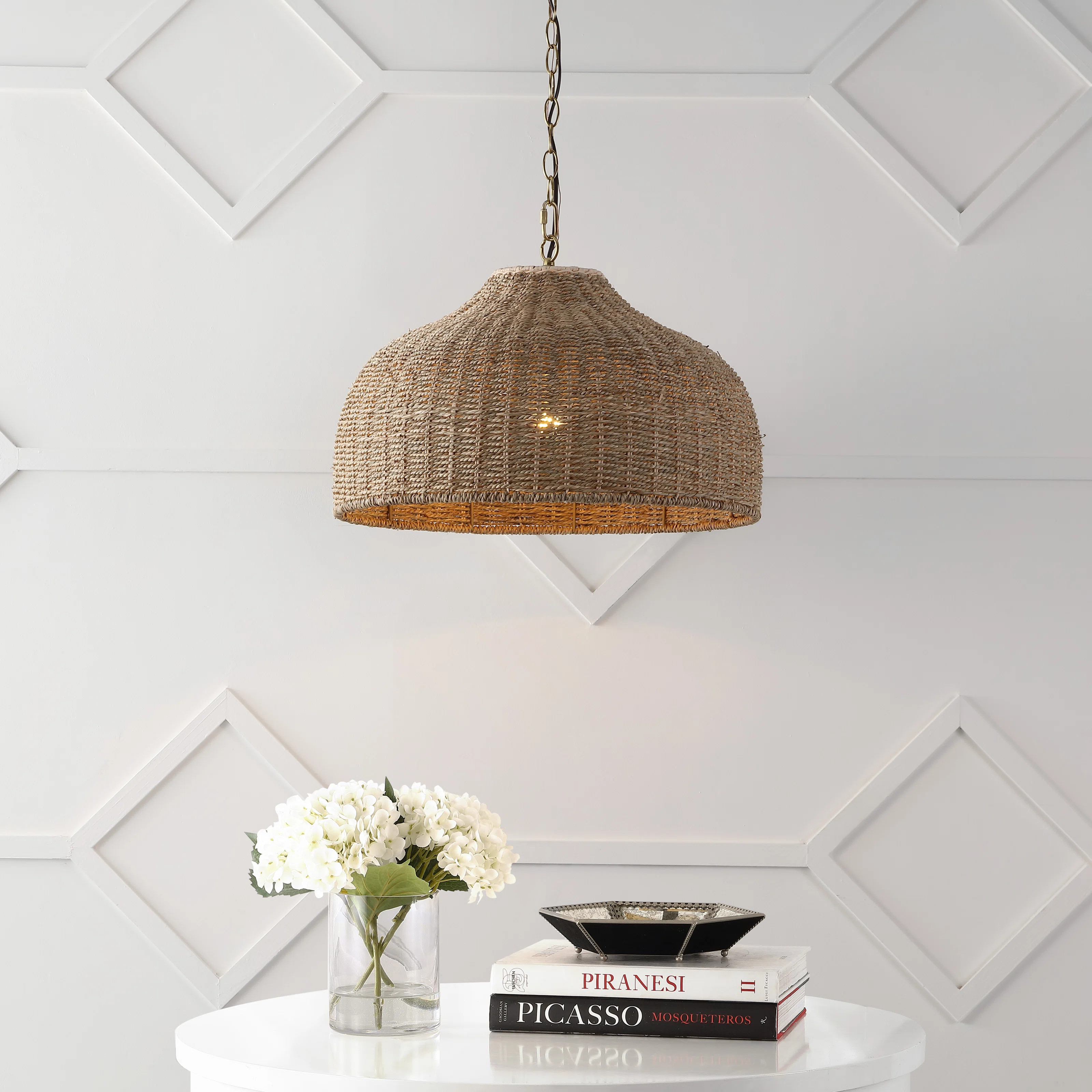 Aaroosh 1 - Light Brown/Brass Gold Pendant | Wayfair North America