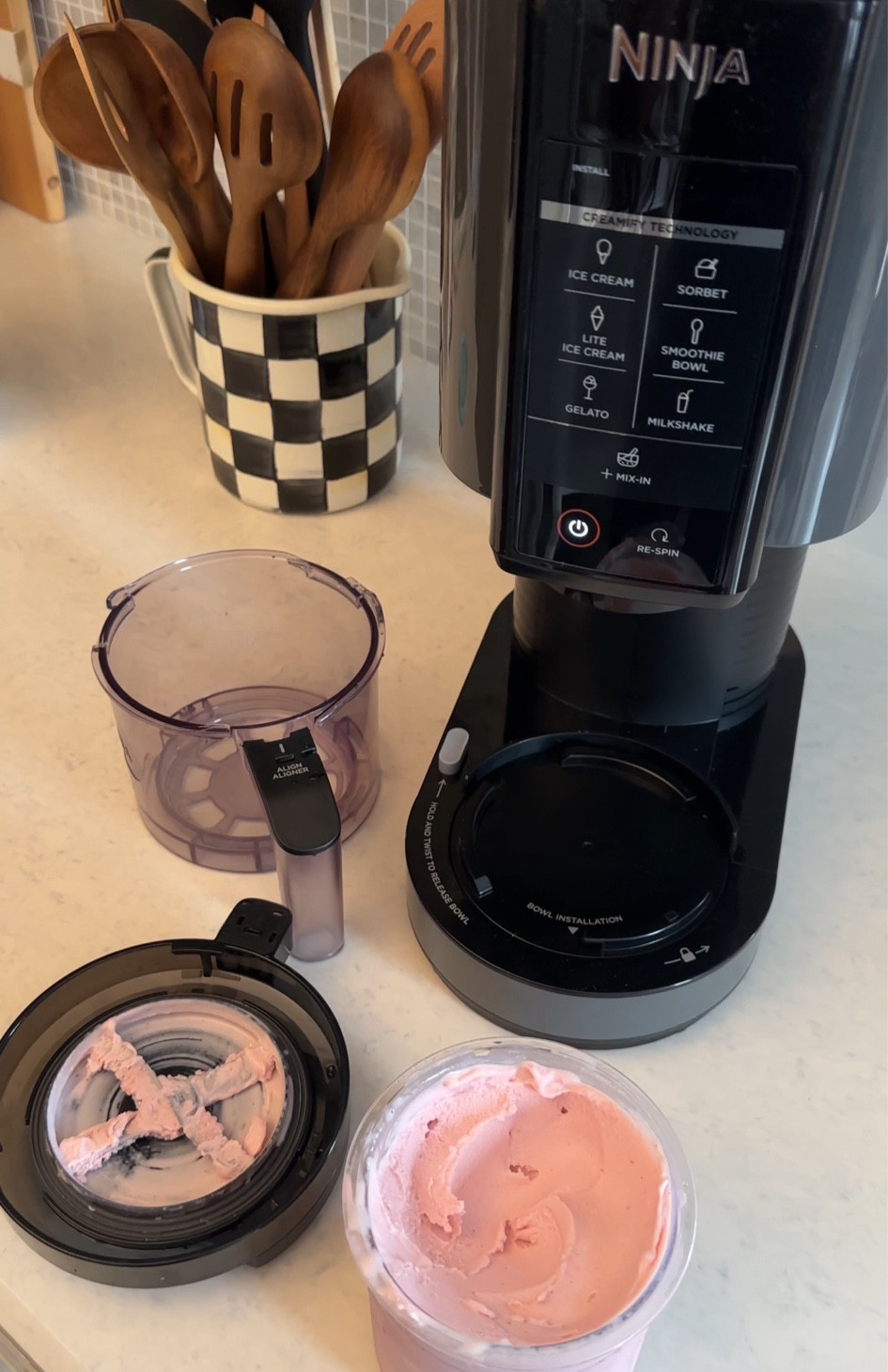 The Ninja Creami makes homemade ice cream in just a few minutes!! ❤️🍦 @walmart #WalmartPartner 

#LTKSaleAlert #LTKHome #LTKFindsUnder100