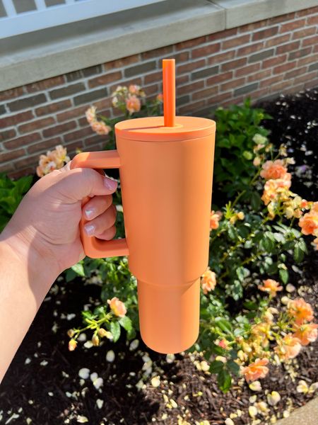 Absolutely obsessed with this new color of Simple Modern 40 oz Tumbler in “Apricot!” I already owned the “Lavender Mist” color and love that one as well! When the straw is removed, it does not leak at all!

#LTKunder50 #LTKGiftGuide #LTKtravel