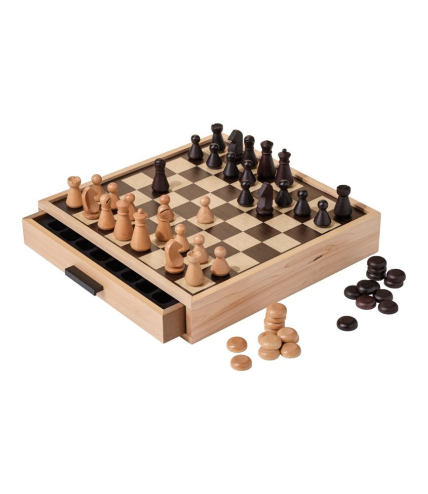 Chess & Checkers Deluxe Board Game | L.L. Bean
