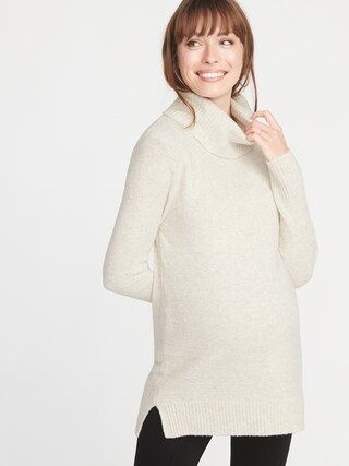 Maternity Relaxed Turtleneck Tunic Sweater | Old Navy US