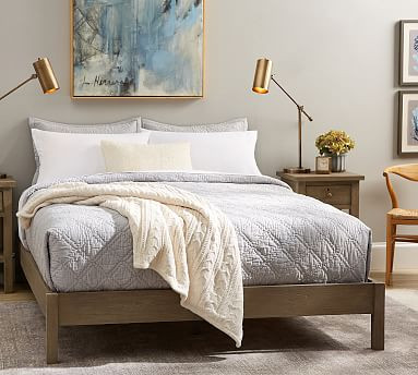 Wood Platform Bed Frame | Pottery Barn (US)