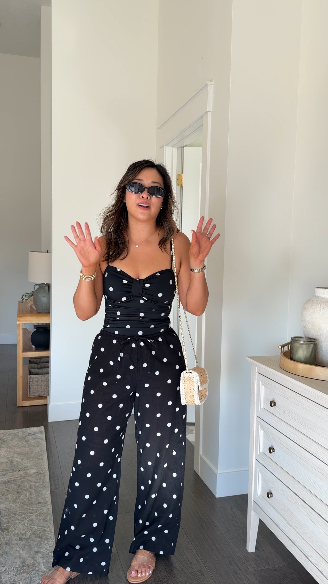 Target Tummy Control Swim
Swimsuit: Medium
Coverup Pants: Medium 