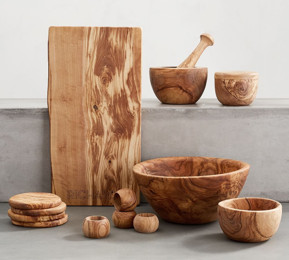 Olive Wood Salad Bowl | Pottery Barn (US)