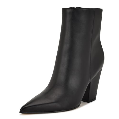 Nine West Women's Ariza Bootie, Black Leather 001, 9 | Amazon (US)