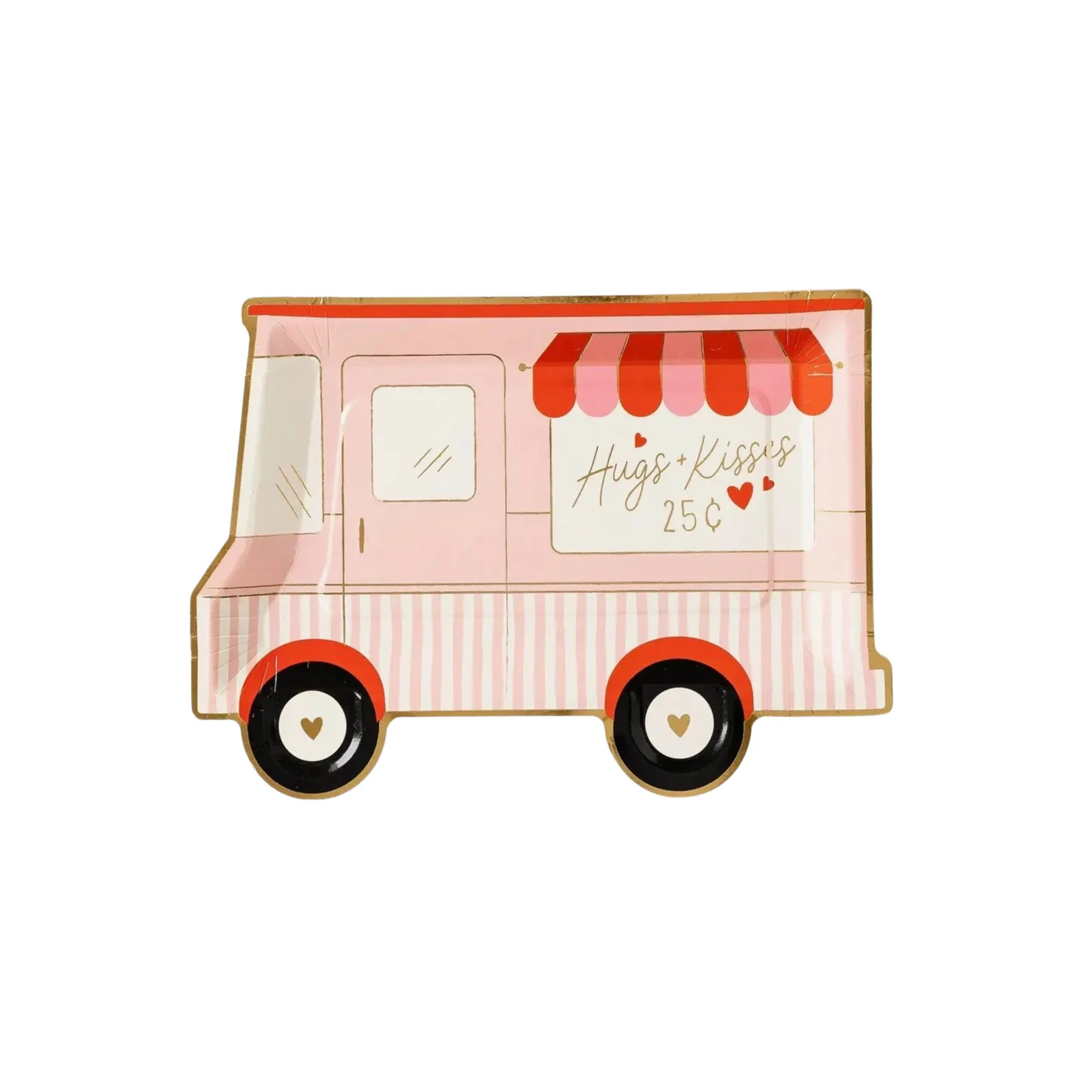 Valentine Truck Shaped Plate Set of 8, Valentines Day Party, Valentines Day Table Decor, Valentin... | Etsy (US)