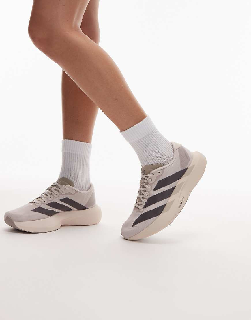 adidas Running Adizero Evo SL sneakers in lilac-Gray | ASOS (Global)