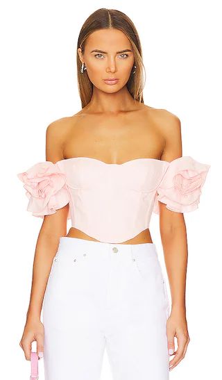Sigma Corset Top in Soft Pink | Revolve Clothing (Global)
