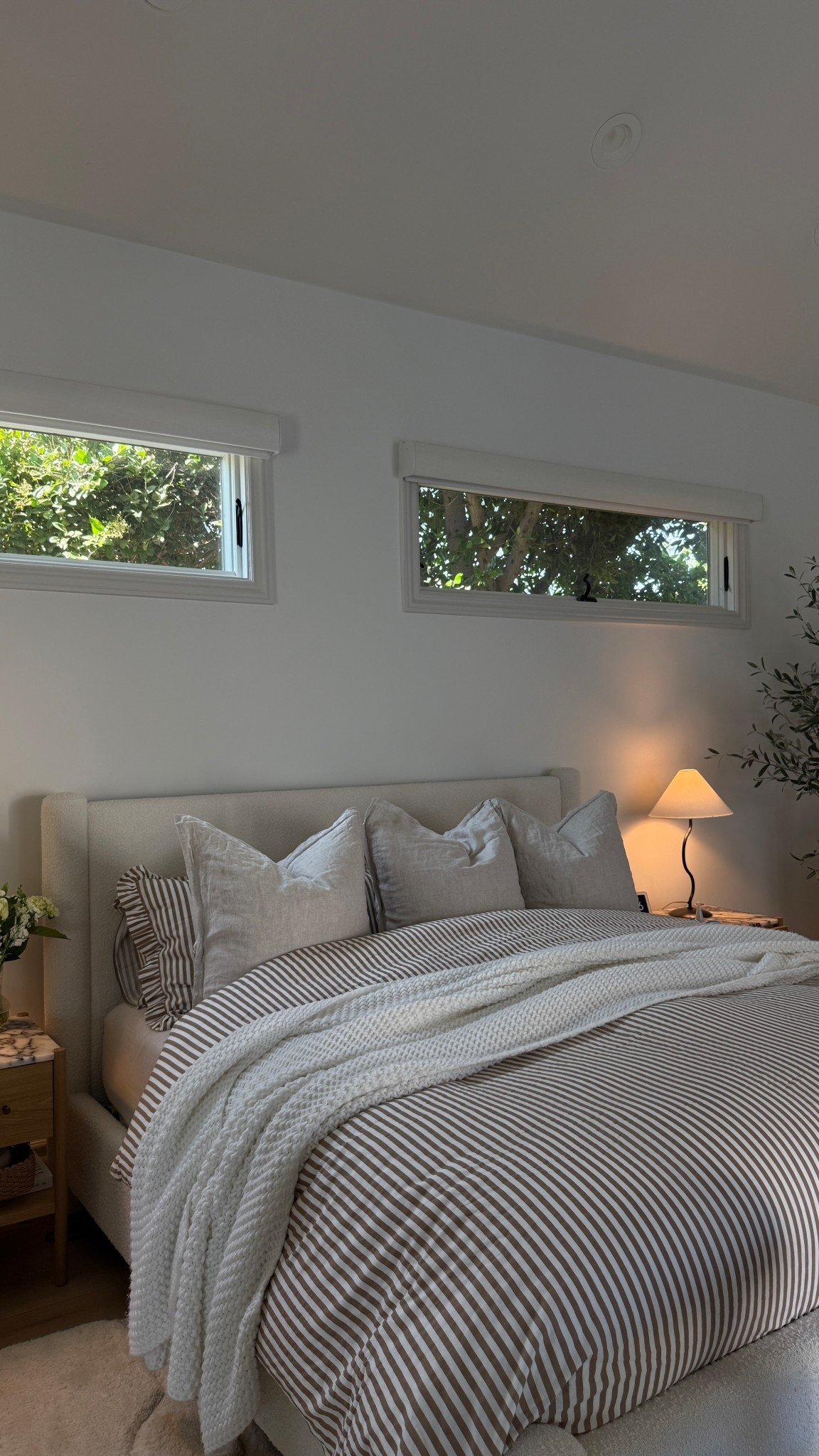 Cute new stripped bedding! Neutral striped duvet 
Linen duvet 
Linen bedding cute bedding 

#LTKFindsUnder50 #LTKStyleTip #LTKHome