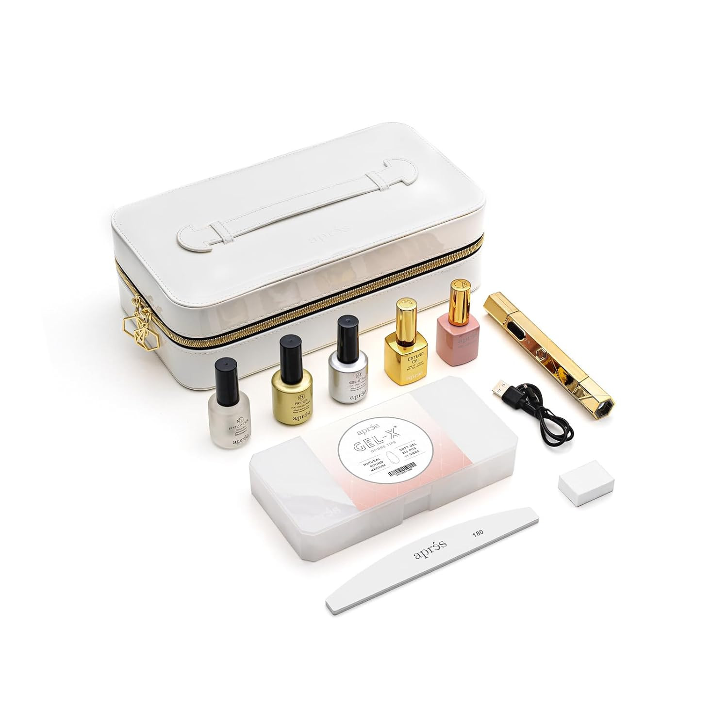 Apres Ombre Gel-X® Nail Extension Kit, 14 sizes 00-9, Premium Quality, Professional Nail Tips St... | Amazon (US)