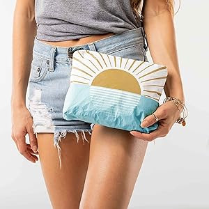 ALOHA Collection Pouch | Lightweight, Packable, and Splash-Proof Makeup Pouch | Easy to Clean | Amazon (US)