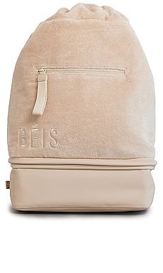 BEIS The Terry Cooler Backpack in Beige from Revolve.com | Revolve Clothing (Global)