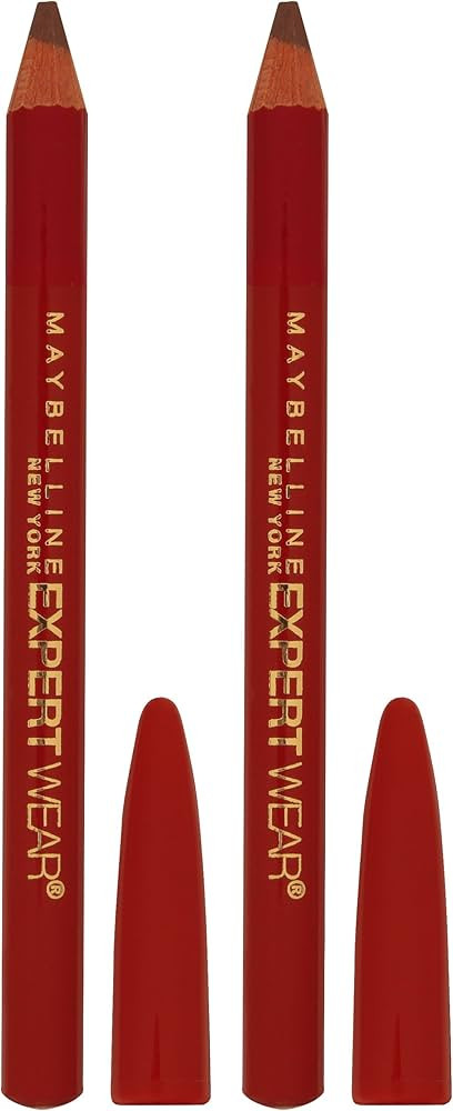 Maybelline New York Makeup Expert Wear Twin Eyebrow Pencils and Eyeliner Pencils, Light Brown Sha... | Amazon (US)