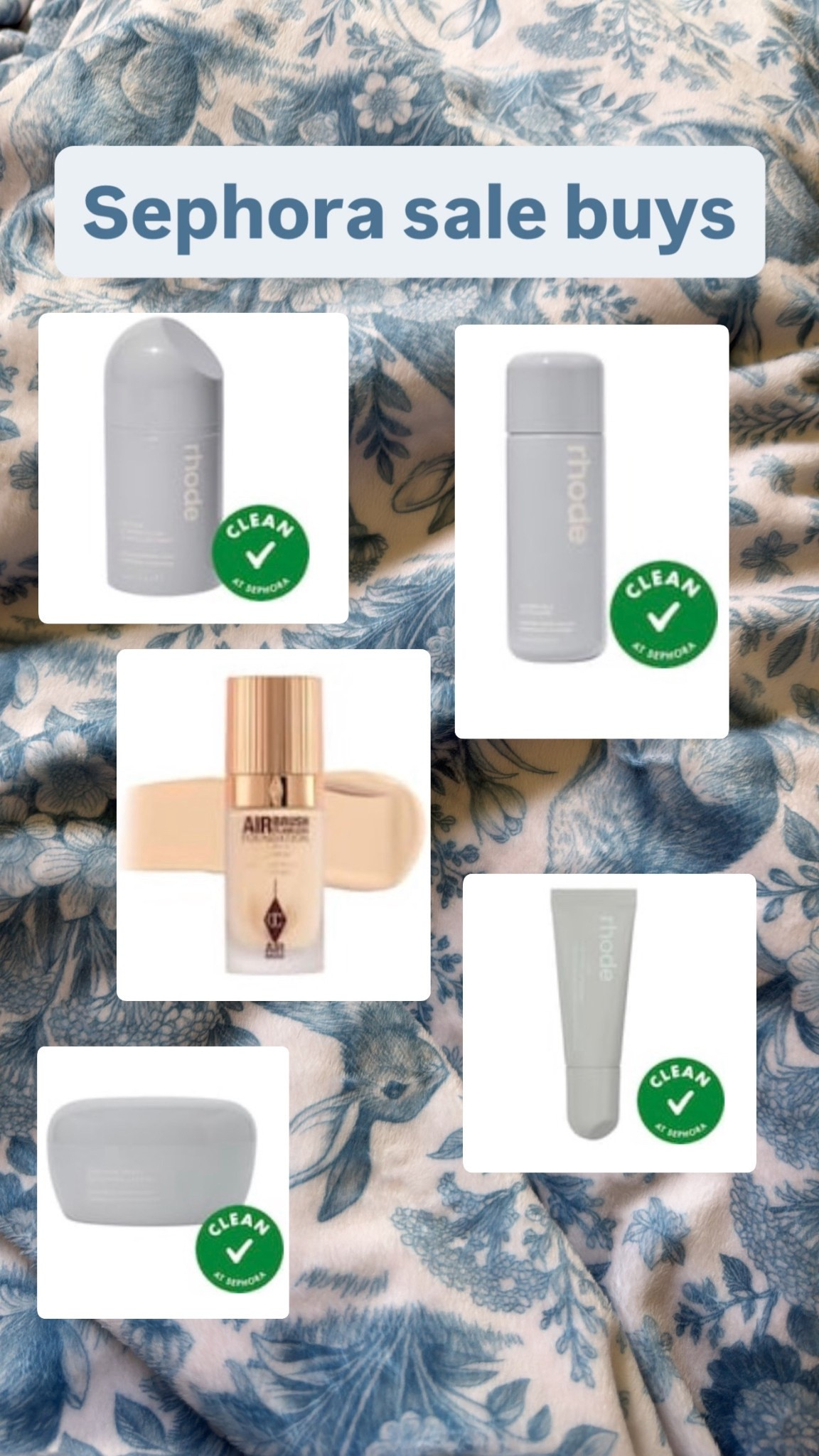My must haves during the Sephora Sale🌸✨ Got to skincare is and has been Rhode, can’t live without that hydration. Also CT has been my foundation of choice for years, testing this new airbrush formula out. 

Tagged a few other faves I use often😊

Use code SPRINGSALE for 20% off!

#LTKselfcare #LTKBeauty #LTKSaleAlert