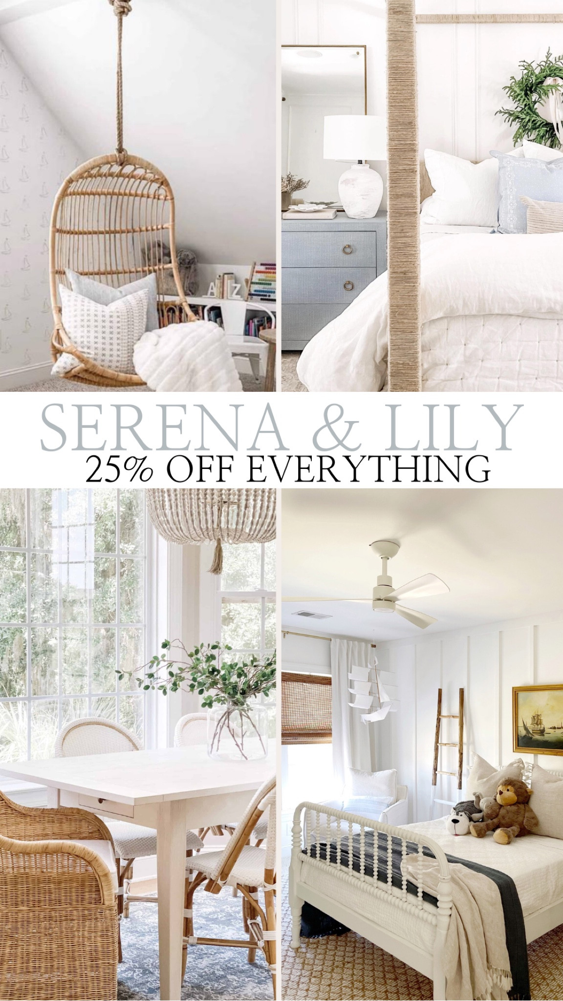 25% off at Serena & Lily 

#LTKsalealert #LTKHoliday #LTKhome