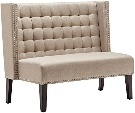 Andeworld Modern Tufted Button Back Upholstered Loveseat for Dining Room Hallway or Entryway Seat... | Amazon (US)
