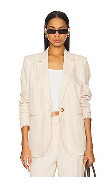 ba&sh Poy Jacket in Beige from Revolve.com | Revolve Clothing (Global)