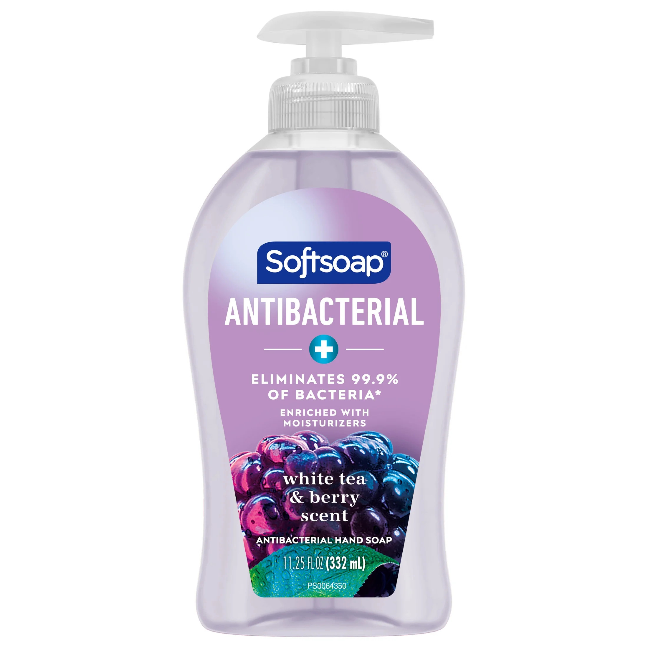 Softsoap Antibacterial Liquid Hand Soap, White Tea and Berry, 11.25 Fluid Ounce Bottle | Walmart (US)