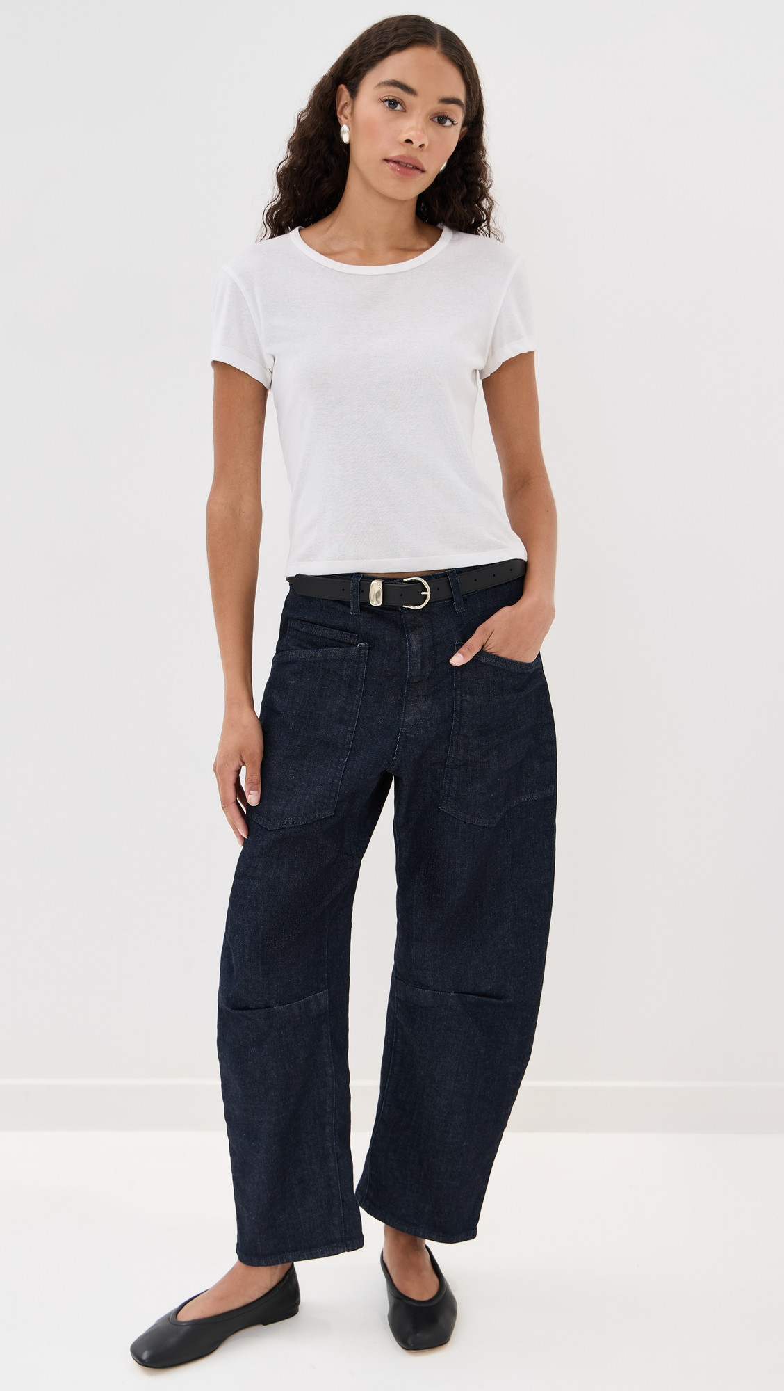 Nili Lotan Shon Jeans Indigo Rinse 32 | Shopbop