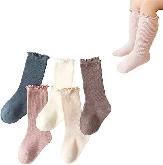 SUITBOY Baby Girls Socks Toddlers Ruffle Socks Frilly Socks for Toddler Girls Cute Summer Mesh So... | Amazon (US)