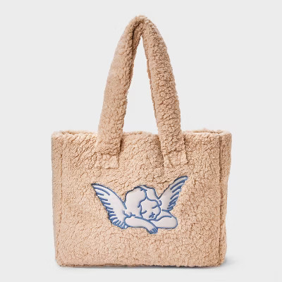 Girls' Angel Tote Bag - Brown | Target
