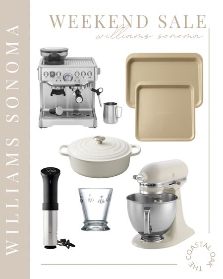 Presidents’ Day weekend sale at Williams sonoma with breville, le creuset, and kitchen aid on sale!

#LTKsalealert #LTKhome