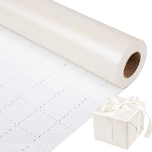 Off White Matte Wrapping Paper,Pearly-Lustre Paper,Gift Wrapping Paper | Amazon (US)