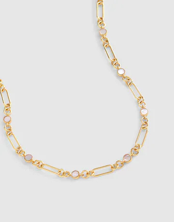 Mother-of-Pearl Mixed-Link Chain Necklace | Madewell
