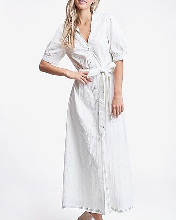 Emory Park Collared Shirt Dress | Express